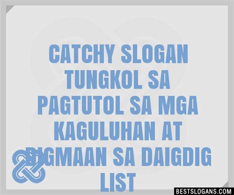 Slogan tungkol sa pagtutol sa mga kaguluhan at digmaan..